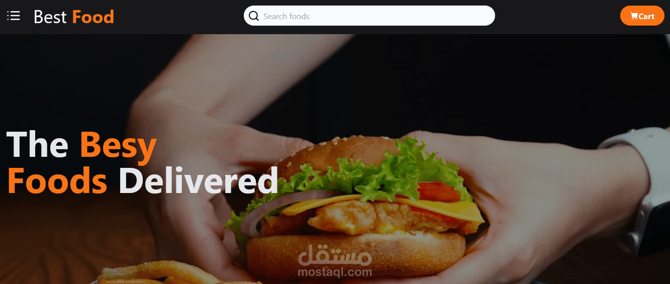 website food delivery