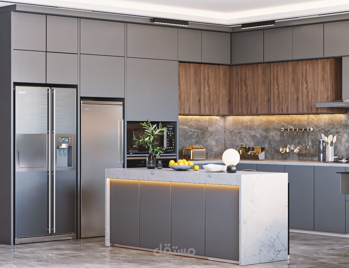 تصميم مطبخ 3d