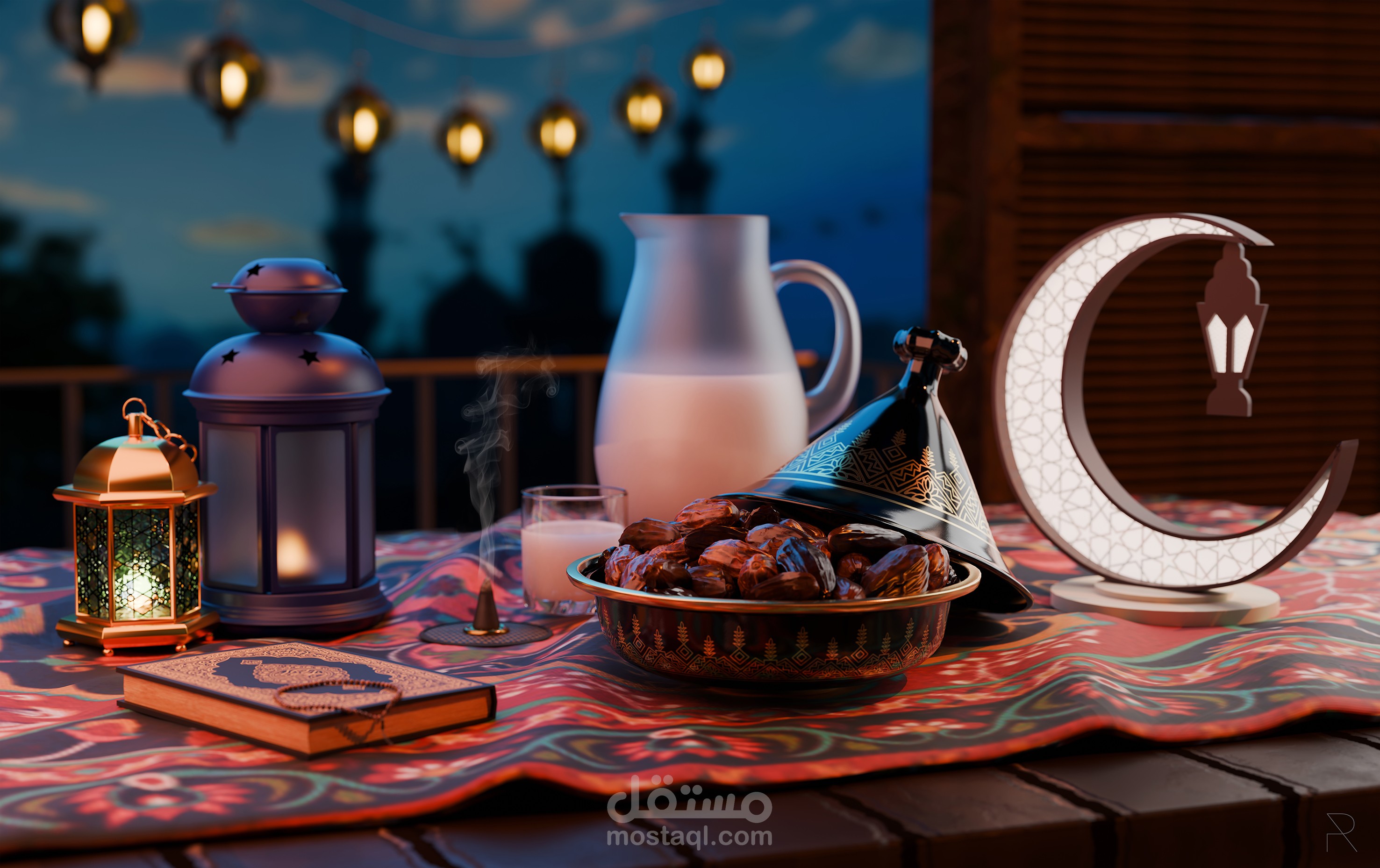 طاولة رمضانية