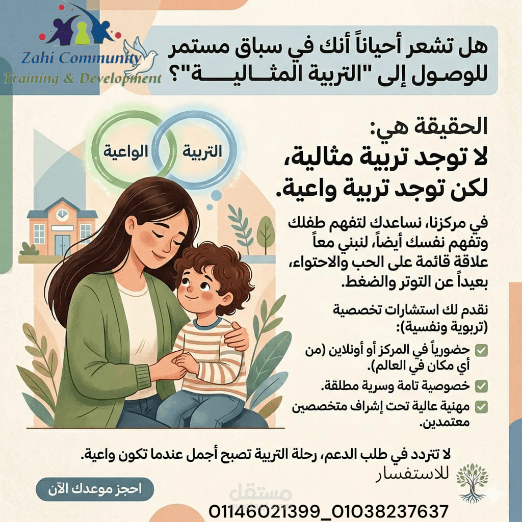 جلسات استشارية للتربية المثالية