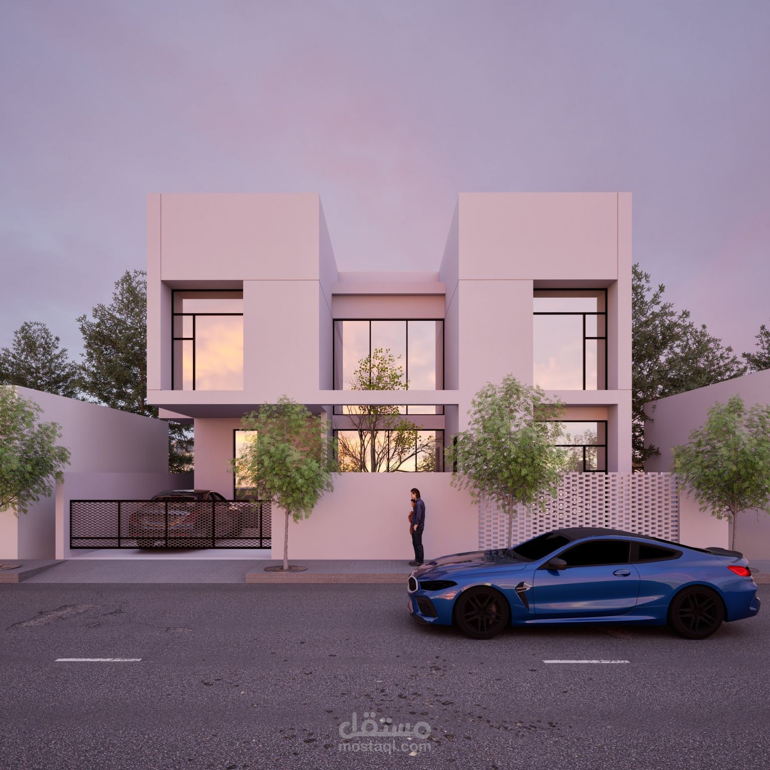 تصميم فيلا عصرية | سكتش أب و Twinmotion