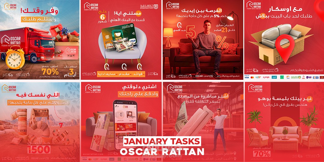 Oscar's Furniture and Furnishings Campaign