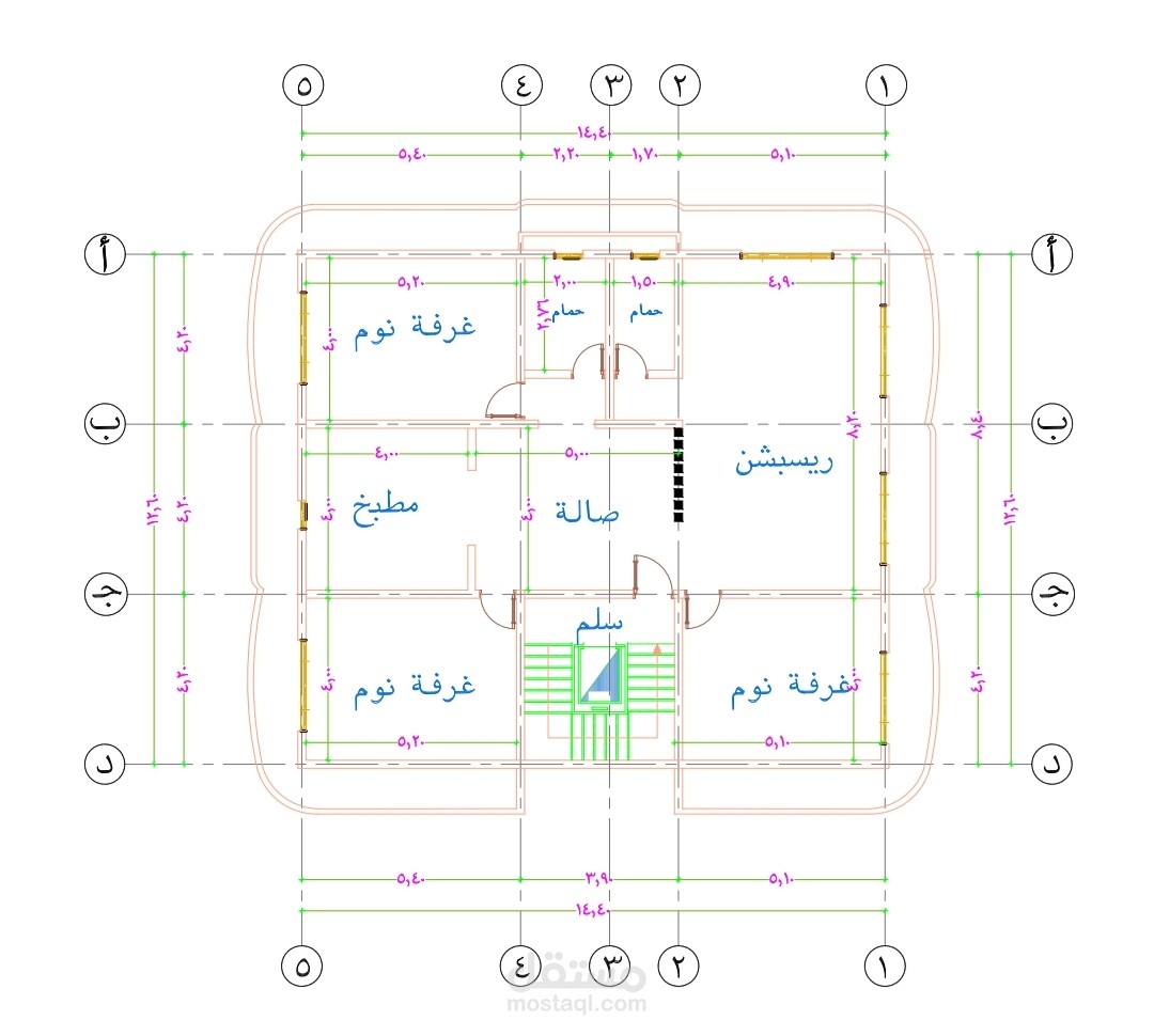 مبني سكني من خمس أدوار