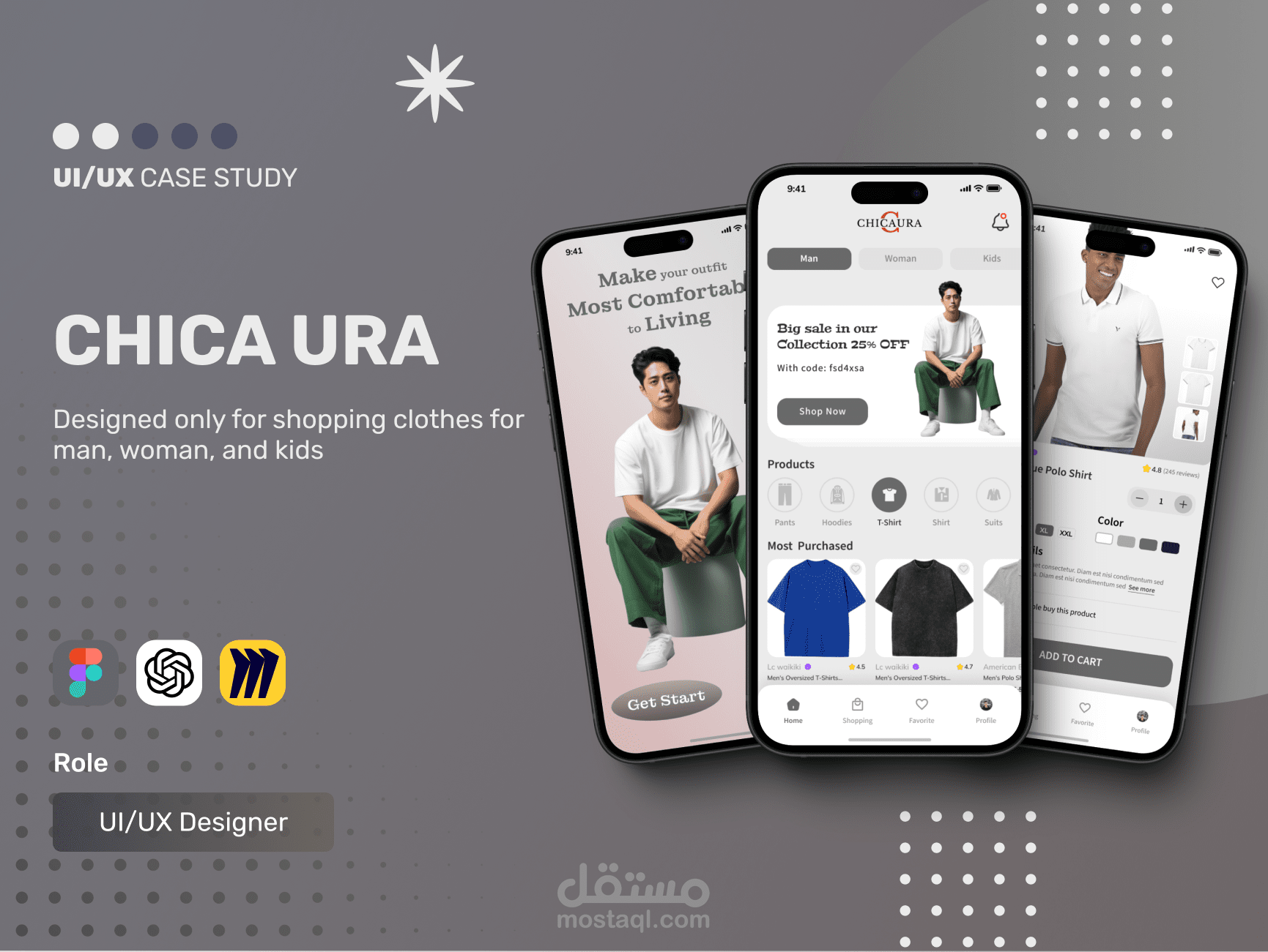 CHICA URA تطبيق تجارة الالكترونية