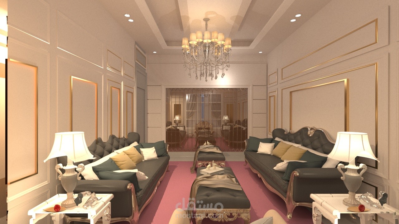 تصميم التصاميم الداخلية للمباني السكنية والفلل وغيرها