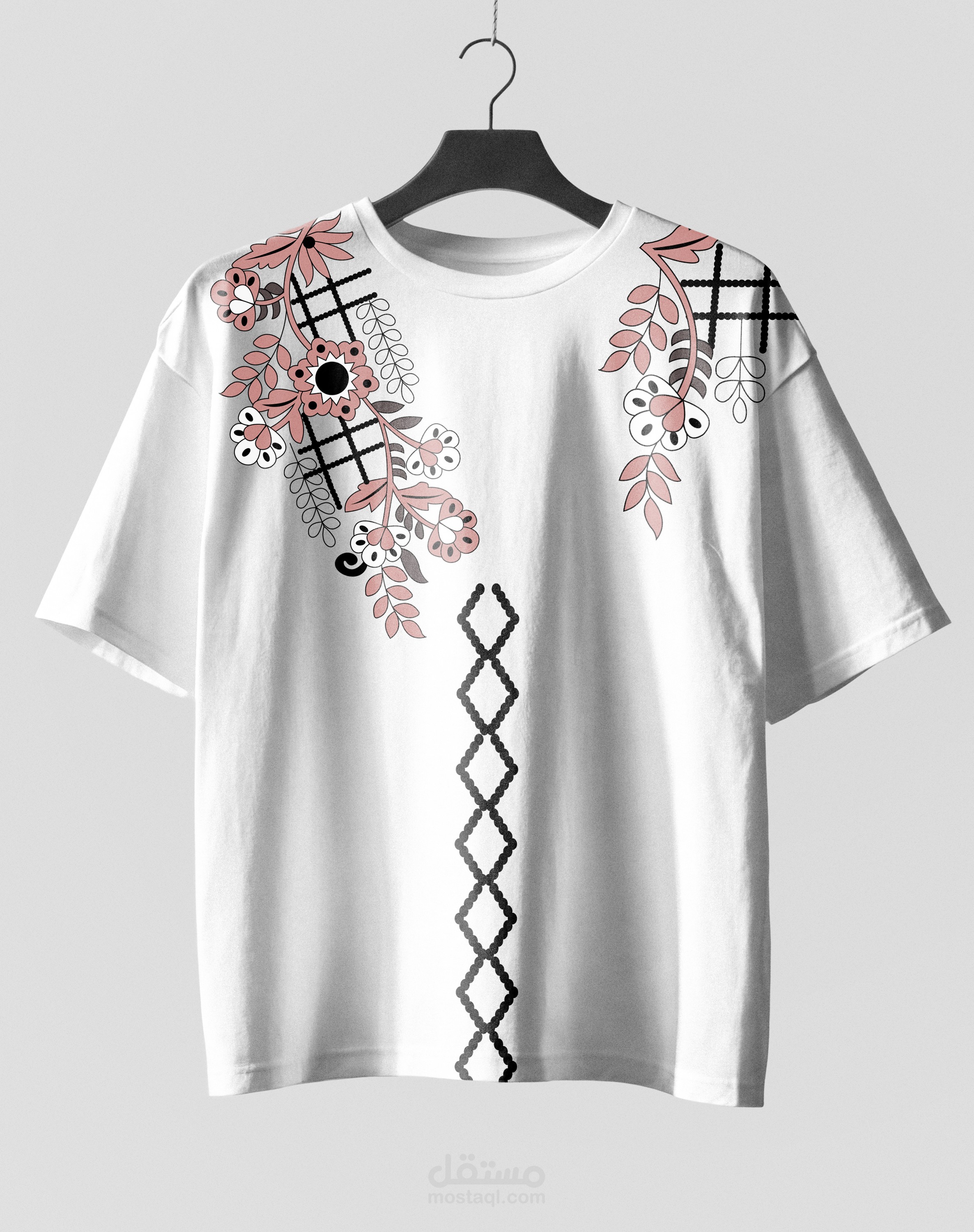 "تصميم تيشرت احترافي (Ready-to-Print) بجودة عالية وأفكار عصرية"