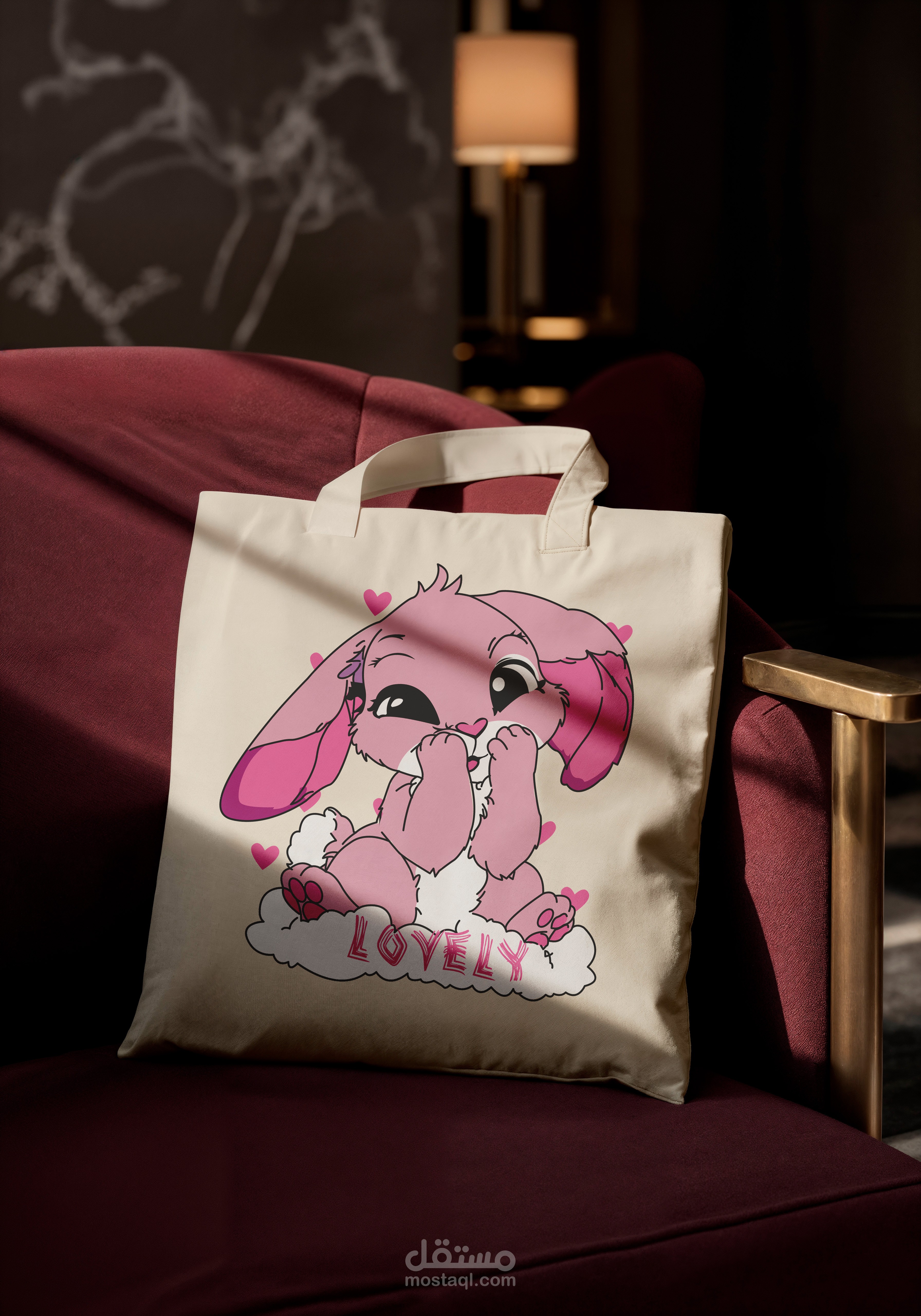 تصميم رسومات إبداعية وحصرية للطباعة على الحقائب القماشية (Tote Bags).