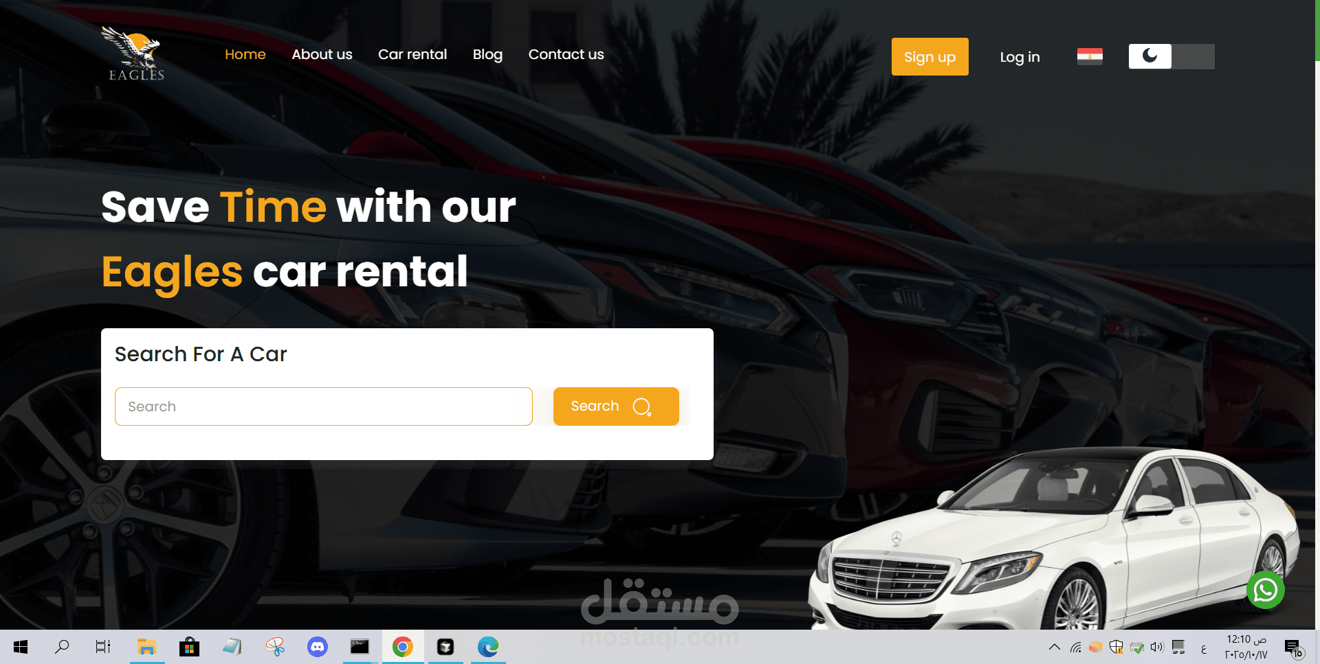 Car Rental Website: