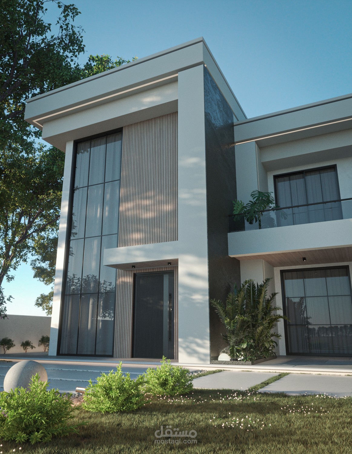 تصميم خارجي لمنزل