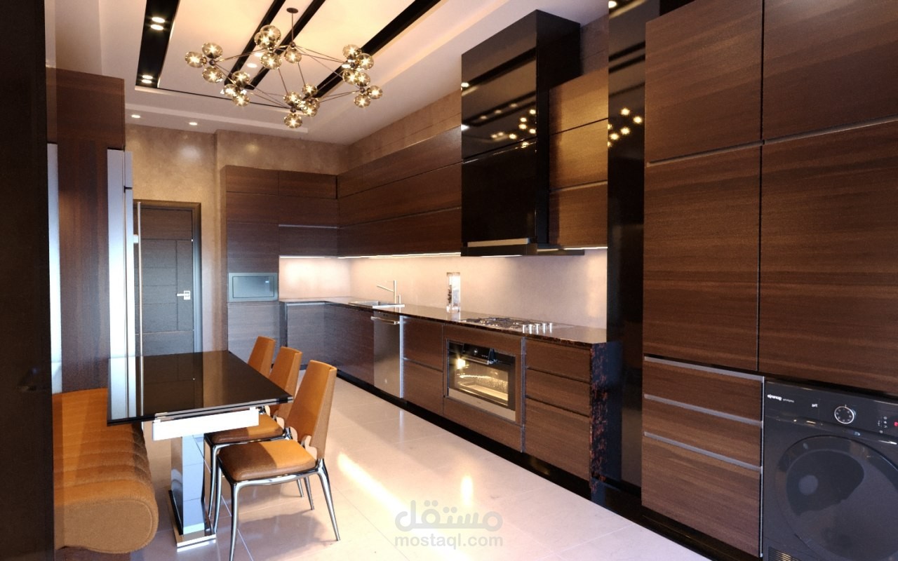 تصميم تفصيلي لمطبخ