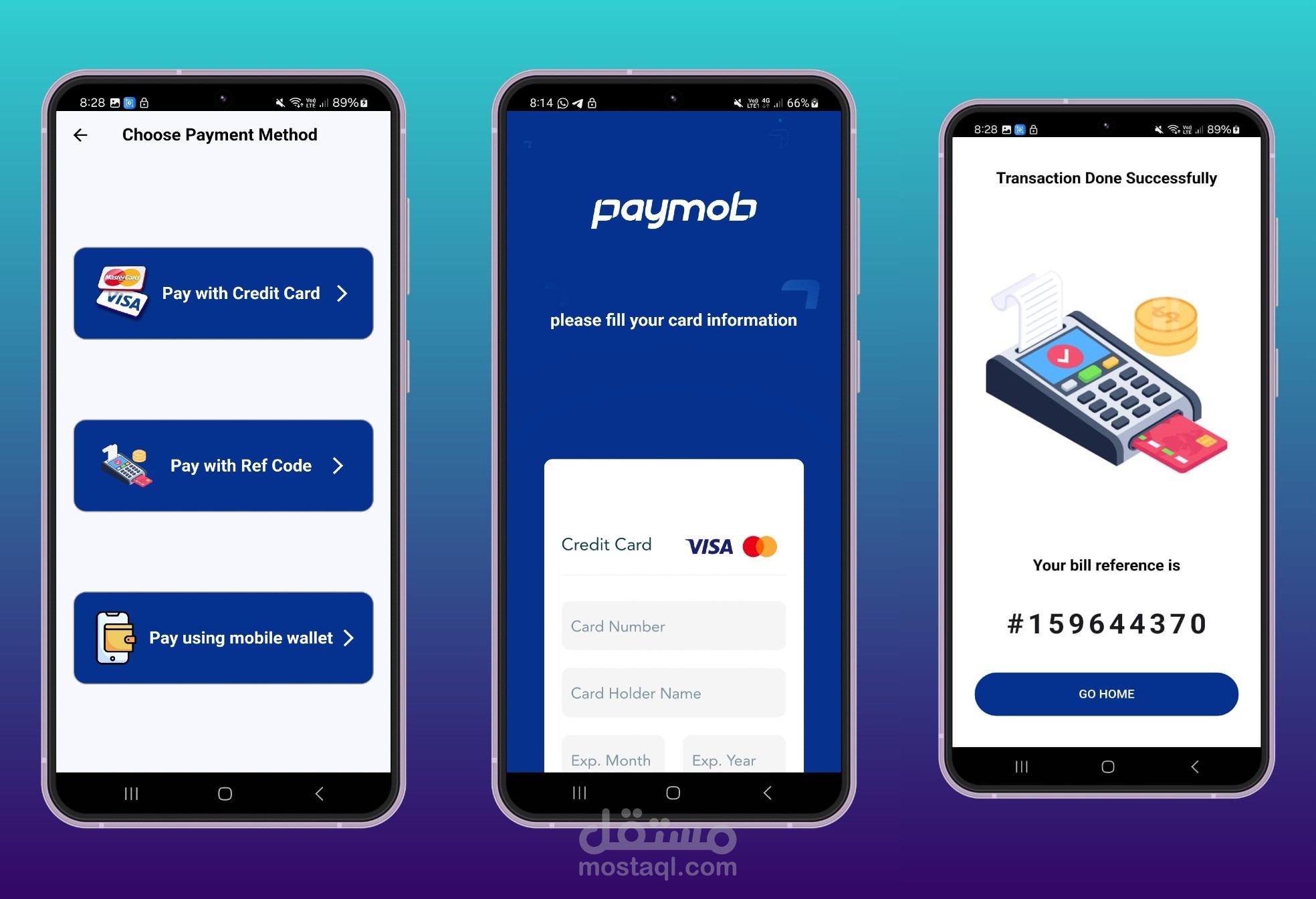 Merchants App with Paymob