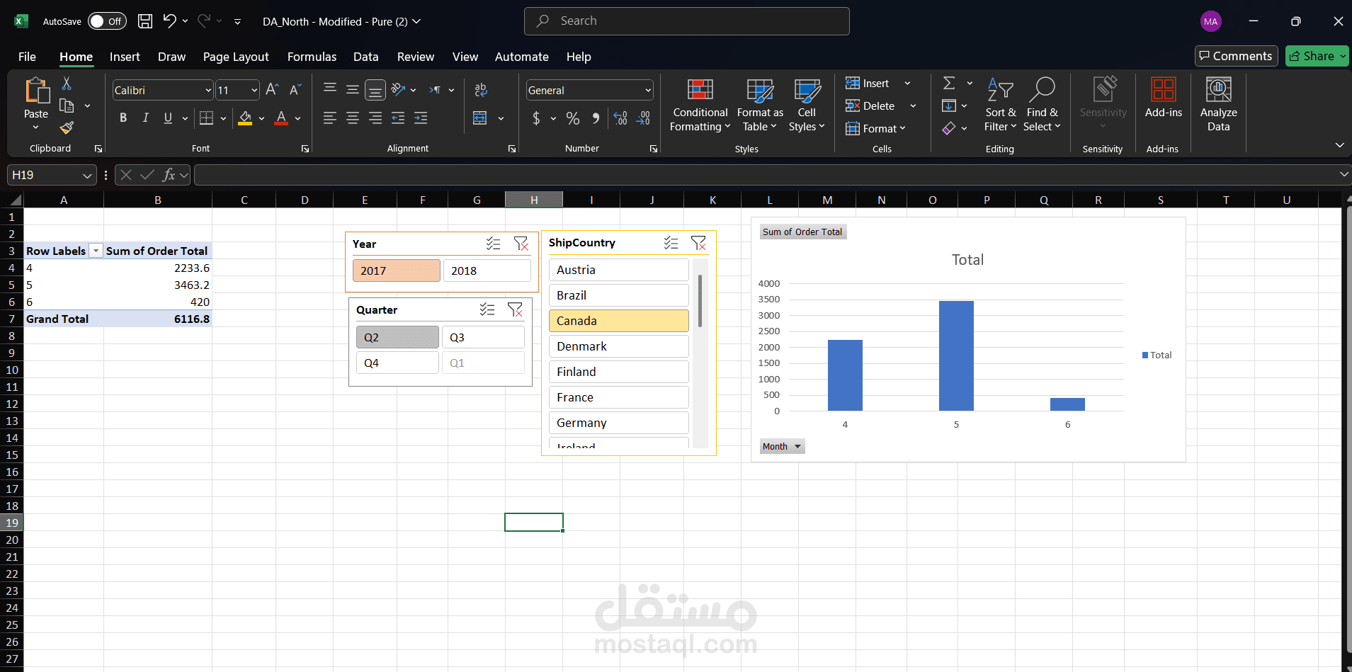 Excel Report