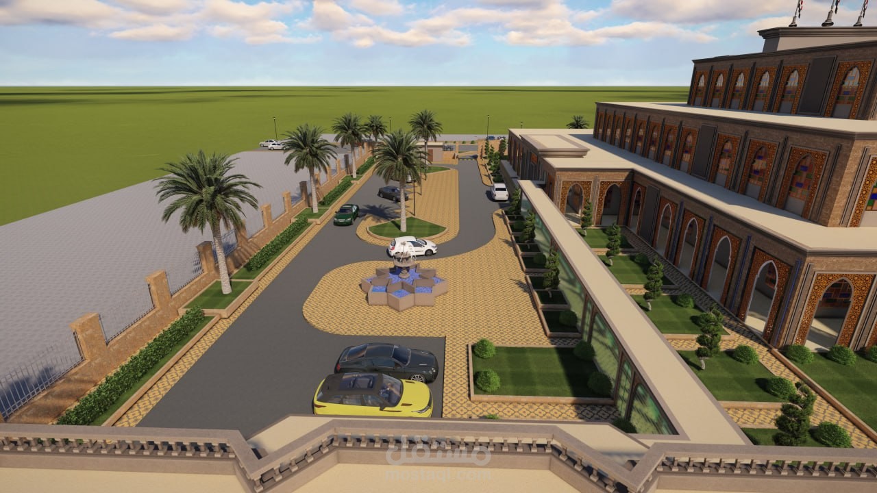 تصميم خارجي وواجهات وحدائق