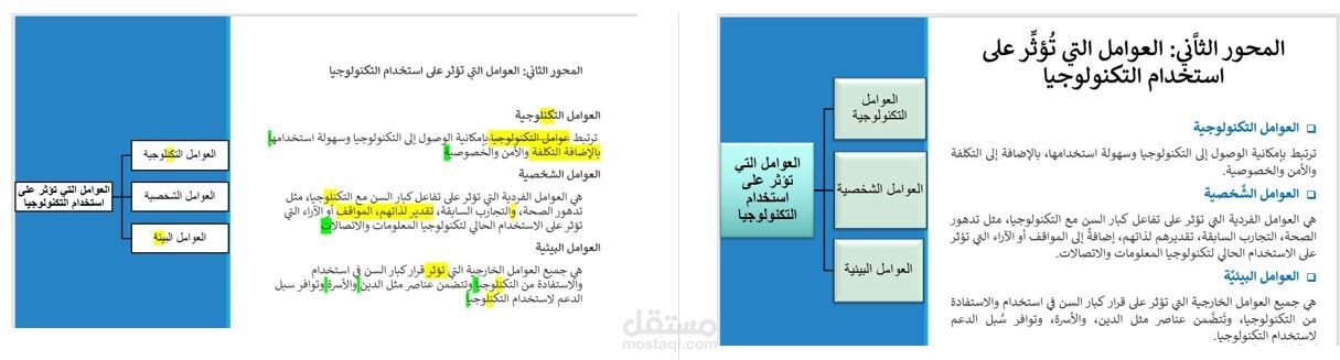 التدقيق اللغوي لعرض PowerPoint لعمل أكاديمي