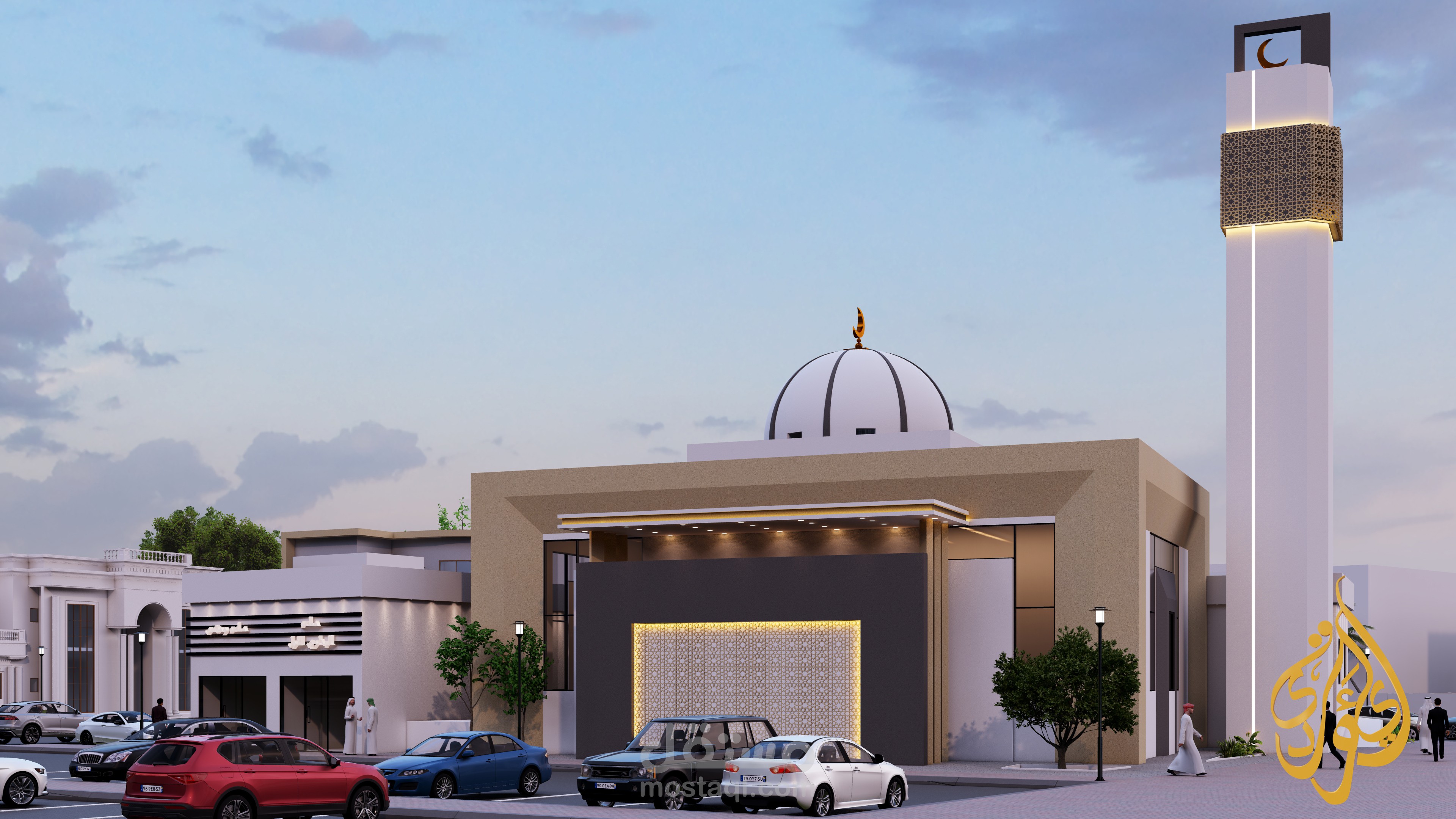 تصميم مسجد مودرن