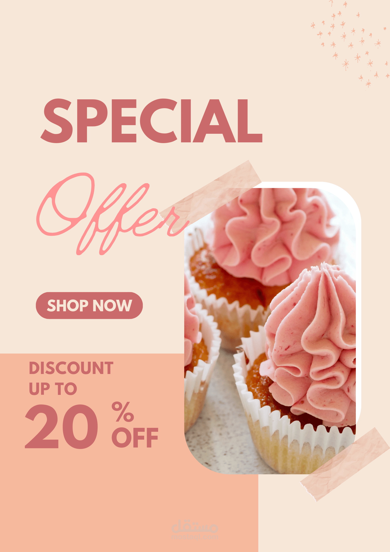 Discount on cupcakes