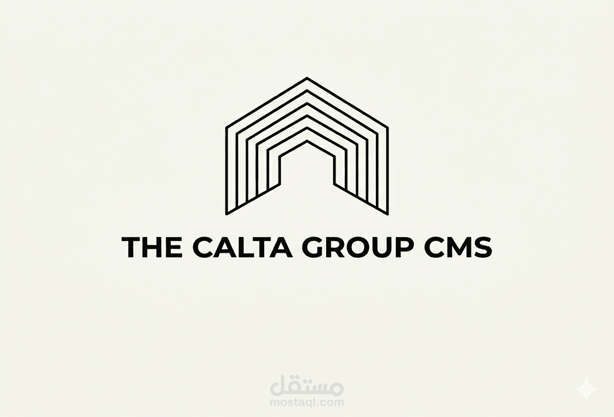 نظام إدارة محتوى متكامل (CMS Dashboard) لمجموعة Calta Group العقارية