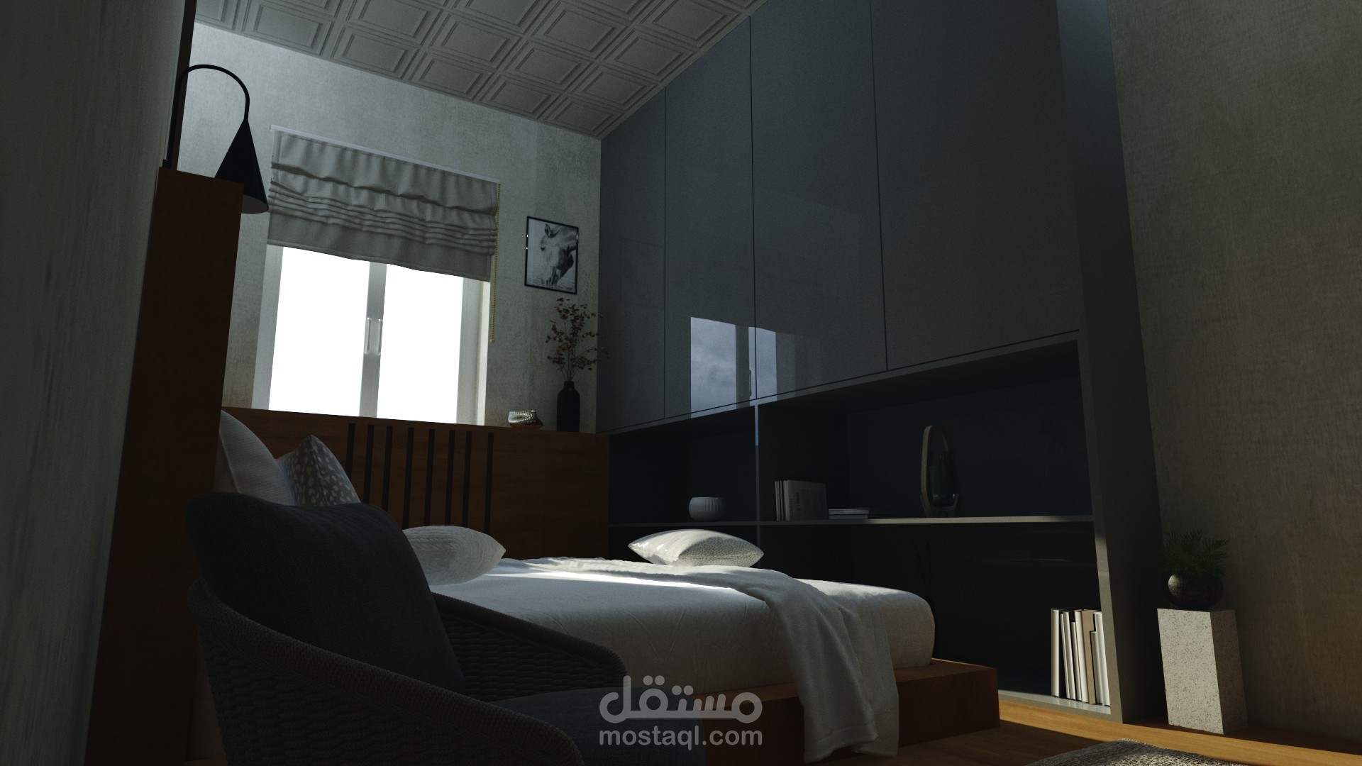Single Bedroom design Renders