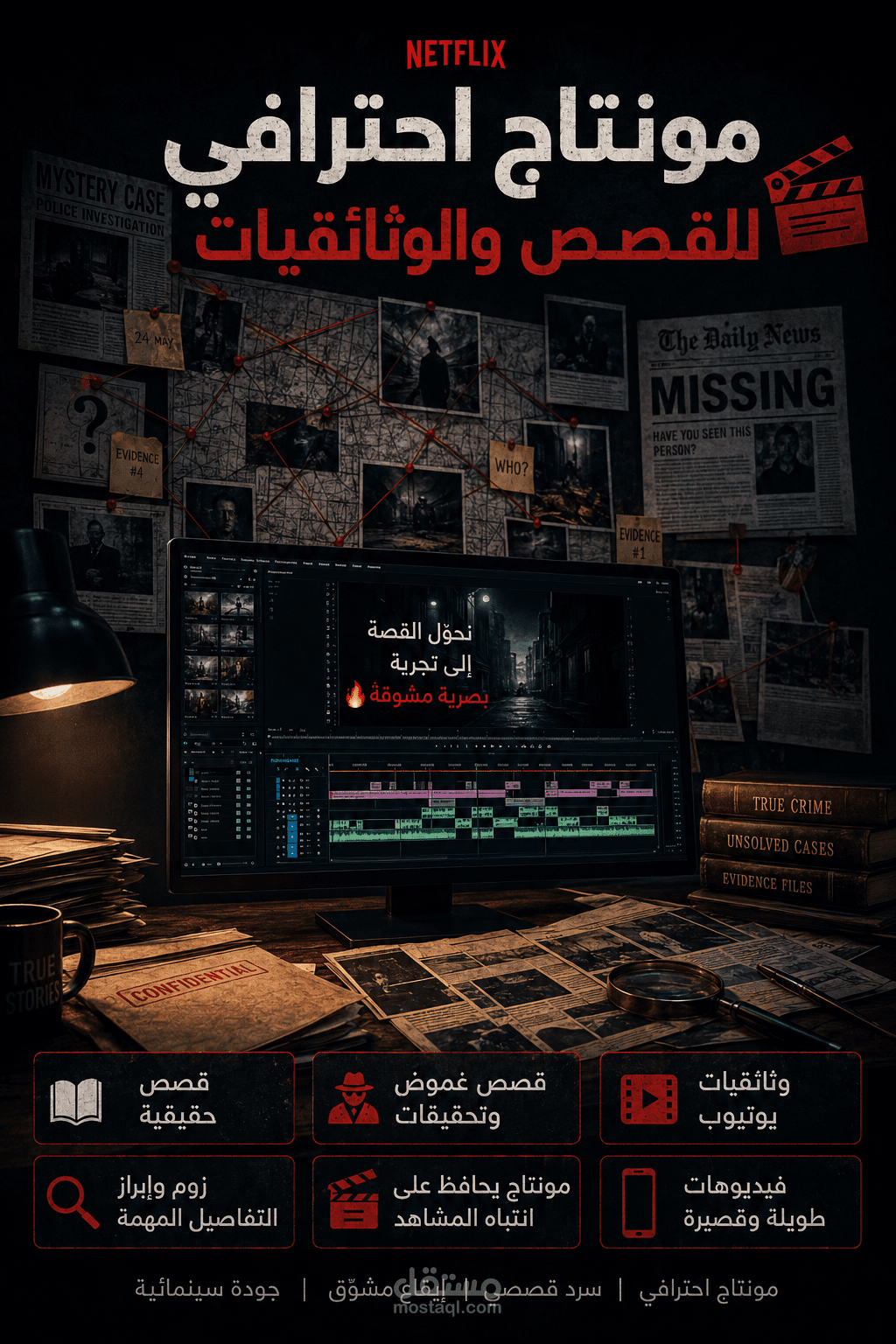 تحرير فيديوهات القصص الطويلة لمدة أكثر من 15 دقيقة - فيديو رقم 1