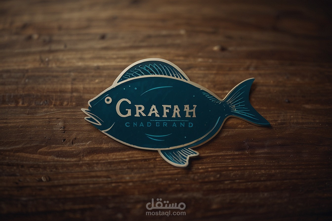 شعار لمطعم سمك
