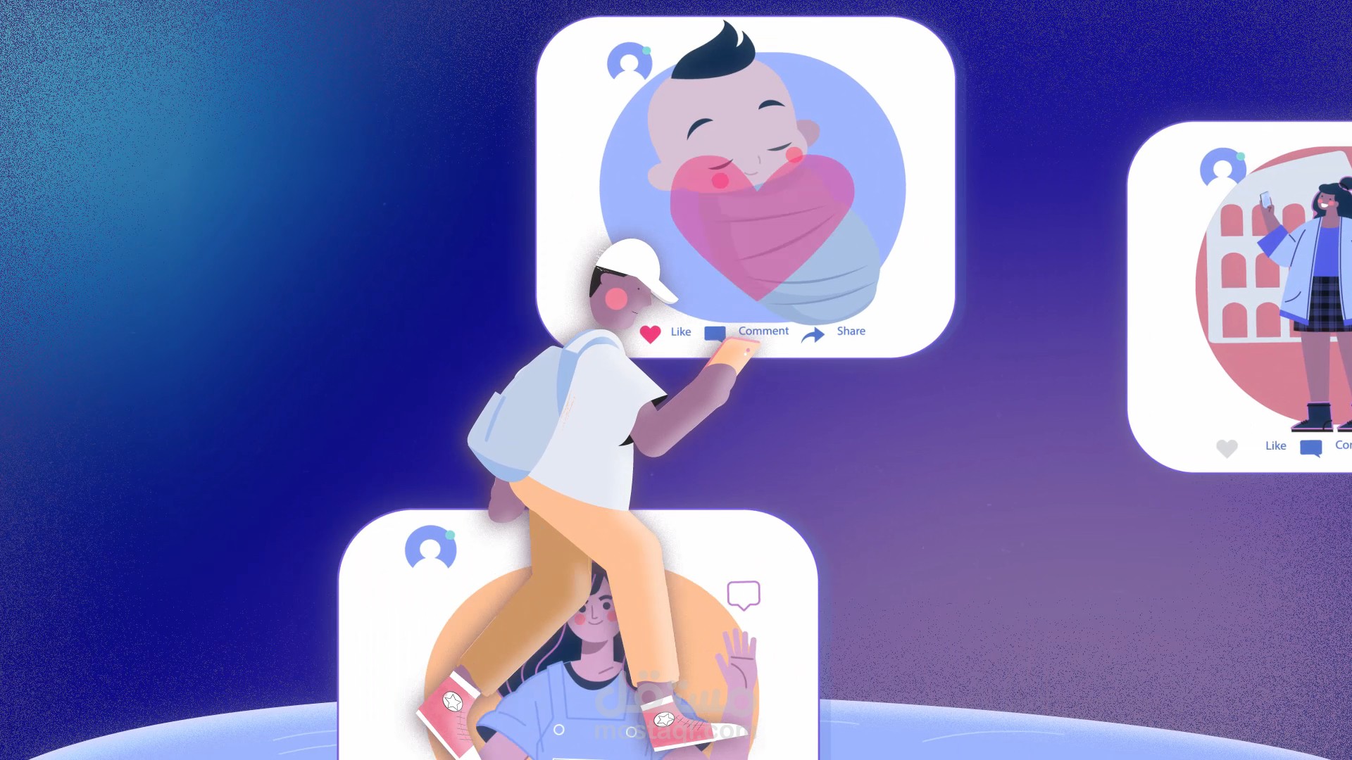 فيديو موشن لتطبيق سفر