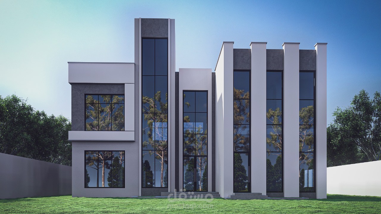 تصميم معمارى وإنشائي لفيلا سكنية بإستخدام برامج التحليل والتصميم