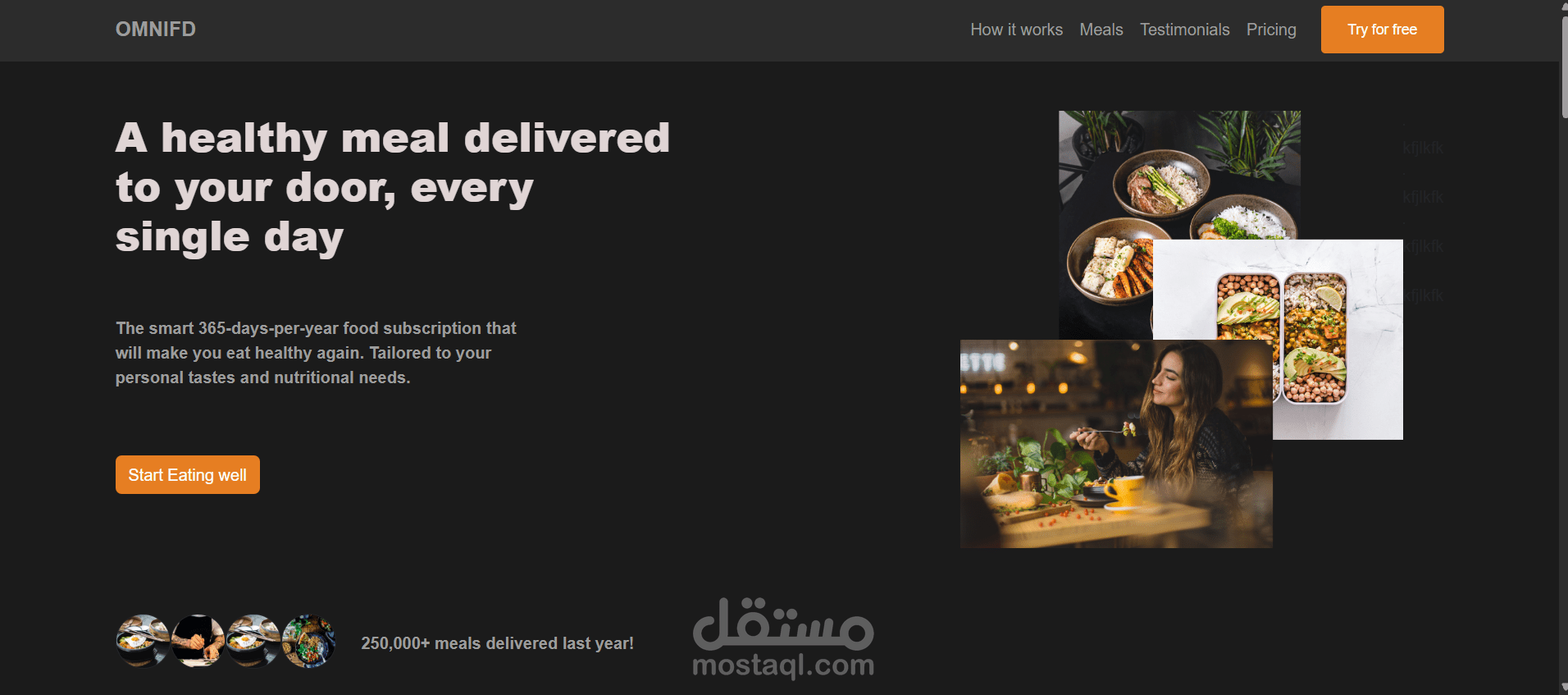 front end resturant