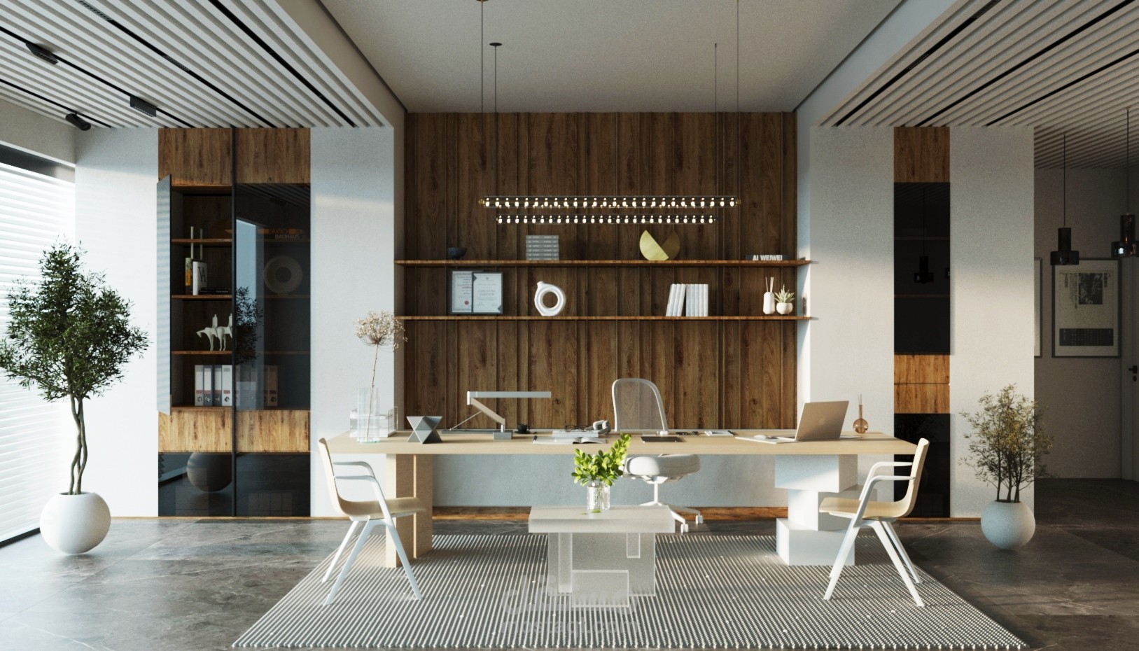 Modern architectural office  In the Kingdom of Saudi Arabia