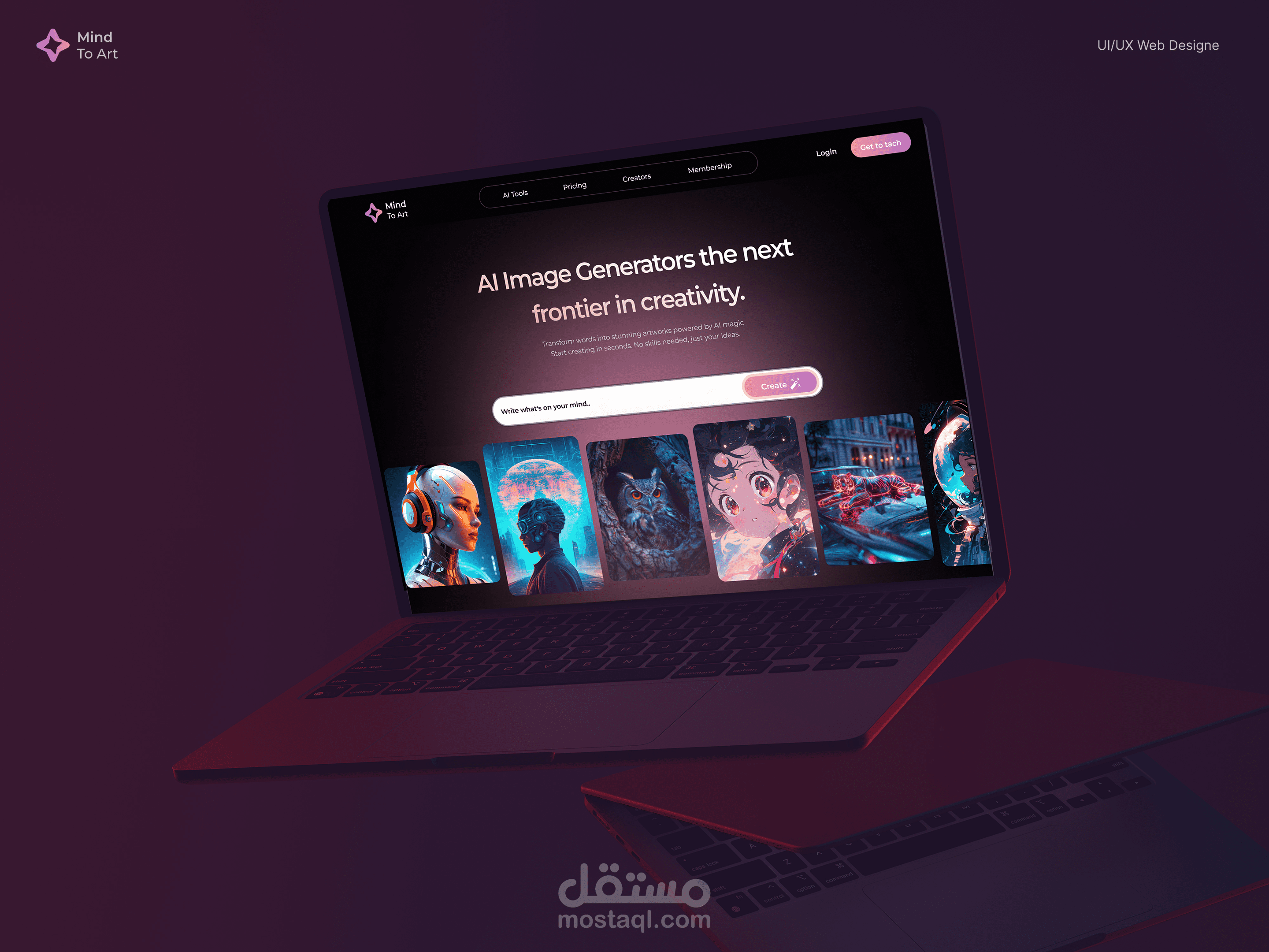 AI Art Generator | Landing page