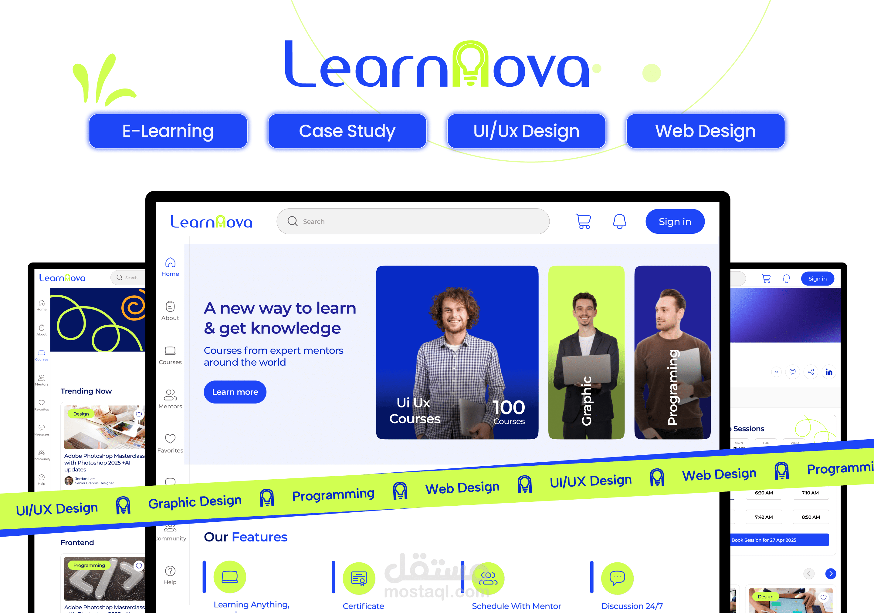 E-learning Platform website