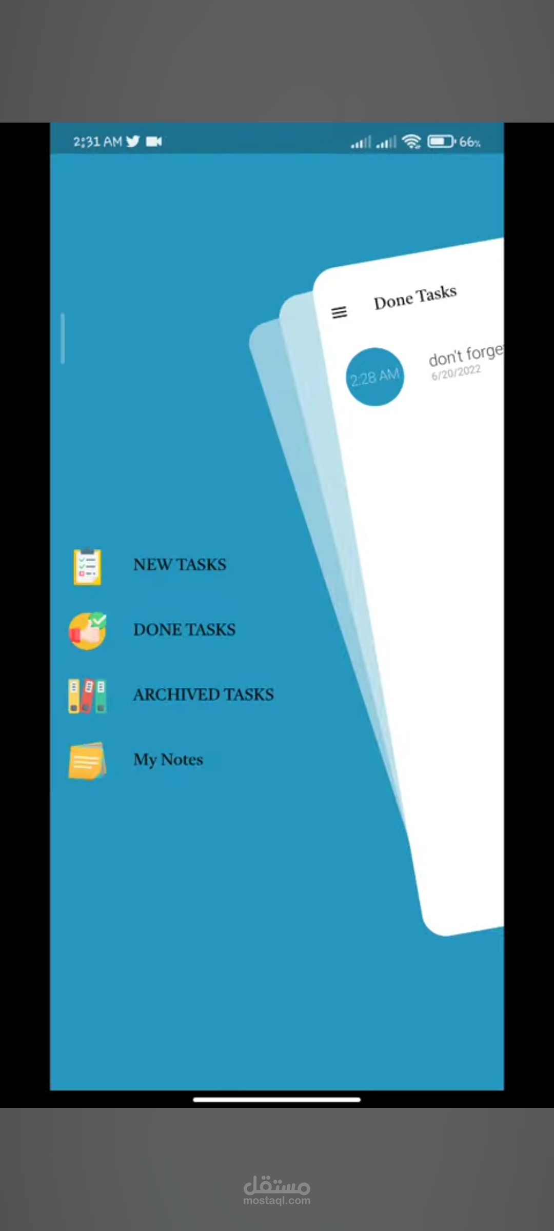 Task reminder App