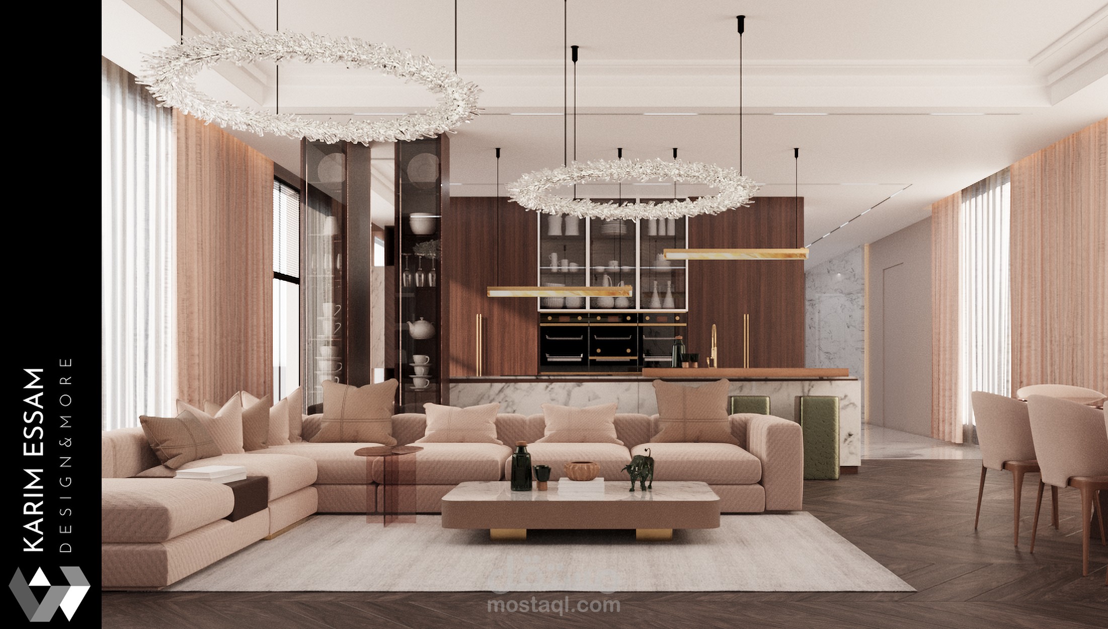 تصميم الديكور الداخلى - وحده سكنيه - روما