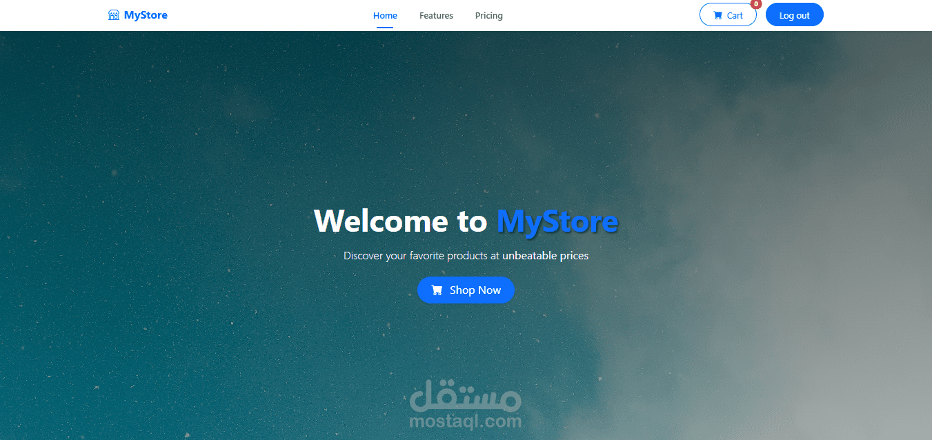 MyStore – متجر إلكتروني متجاوب (Responsive E-Commerce Web App)