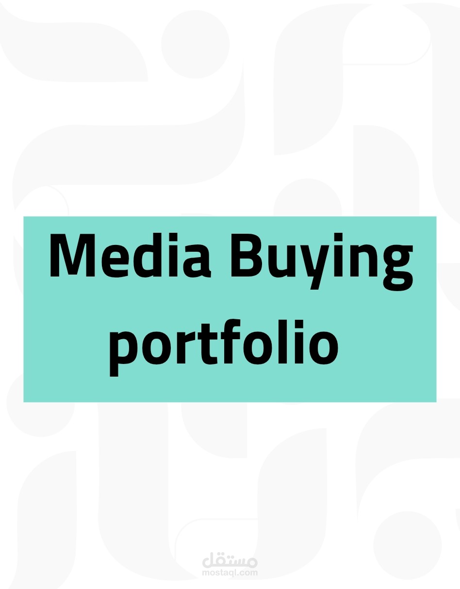 Media Buying portfolio