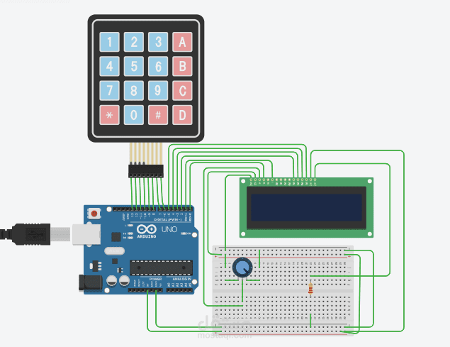 Password by Arduino