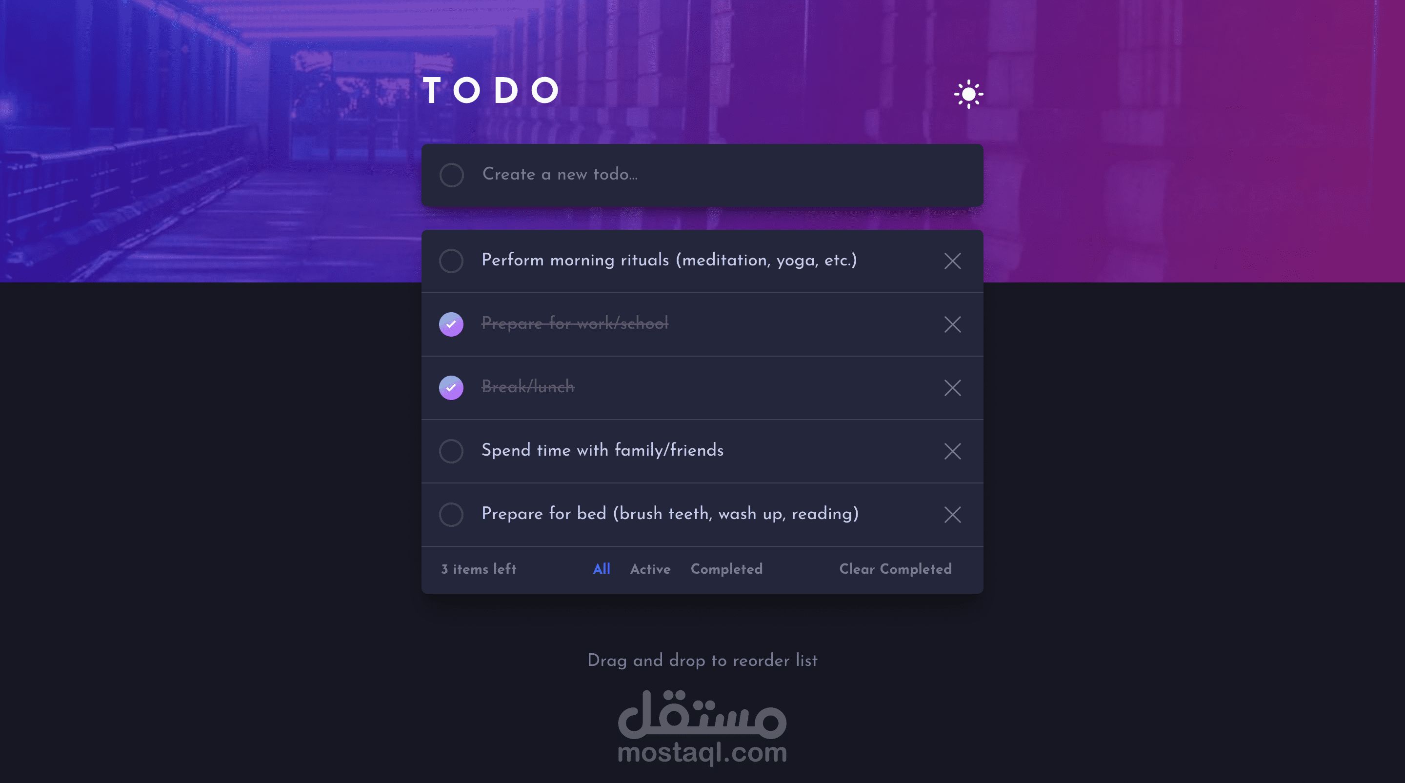 تطبيق المهام  (TODO-APP) : تنظيم وإدارة مهامك بكل سهولة ويسر