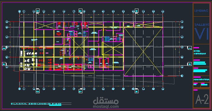 تصميم مخطط معماري لمبني سكني