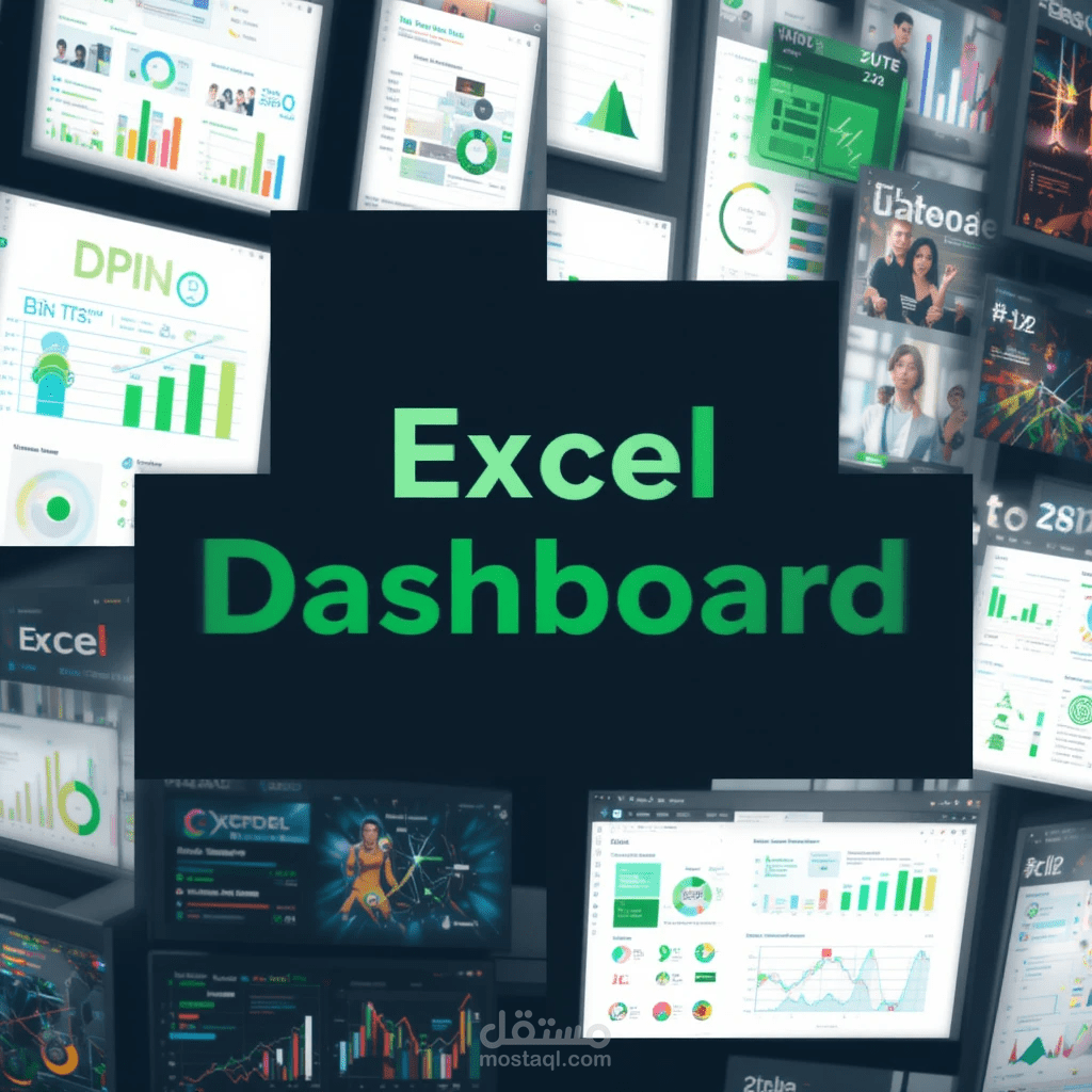 تصميم لوحات تفاعلية DASHBOARD علي برنامج الاكسل EXCEL