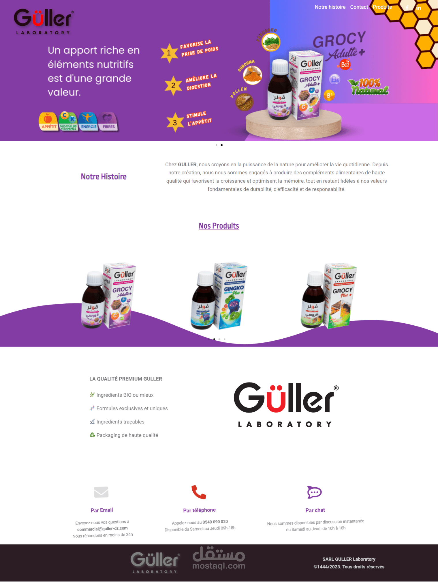 تطوير لموقع شركة خاصة