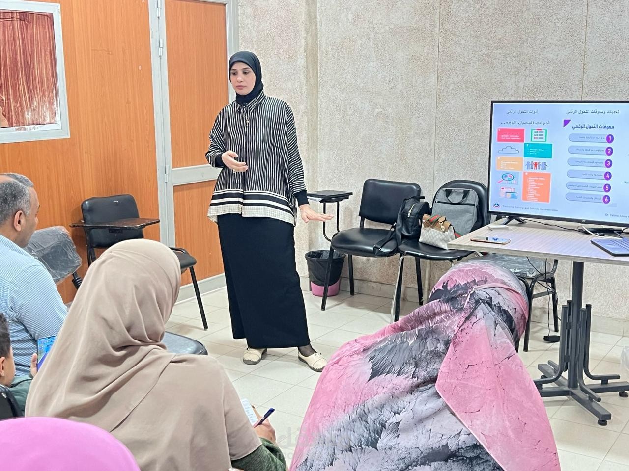 عمل محتوى تدريبى عن التحول الرقمى والتدريب الفعلى لاكثر من 60 متدرب