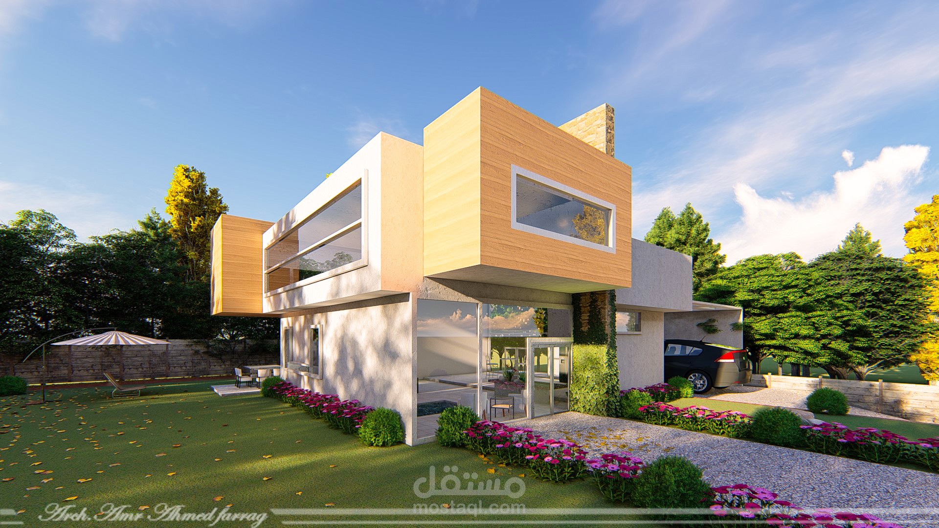 modern villa