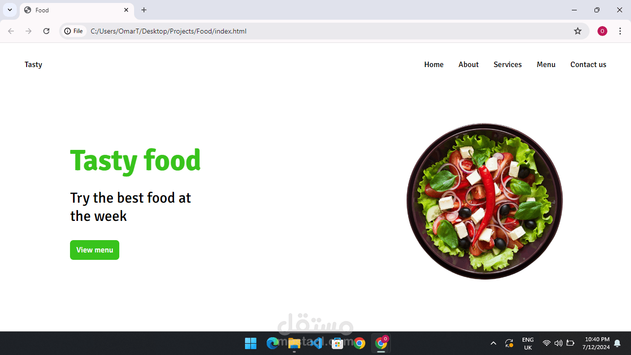 Food website