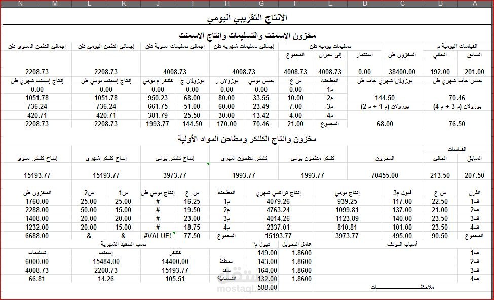 إدخال بيانات باستخدام برنامج Excel