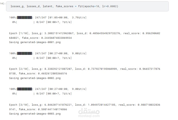 GAN implementation from scratch using PyTorch