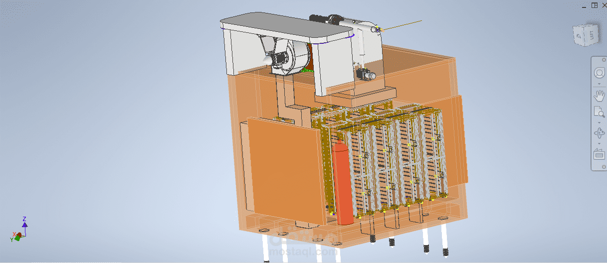 refrigeration system on room of servers