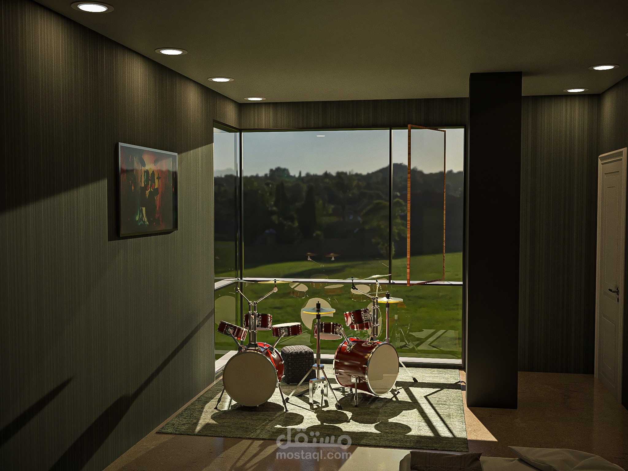 غرفة عازلة للصوت