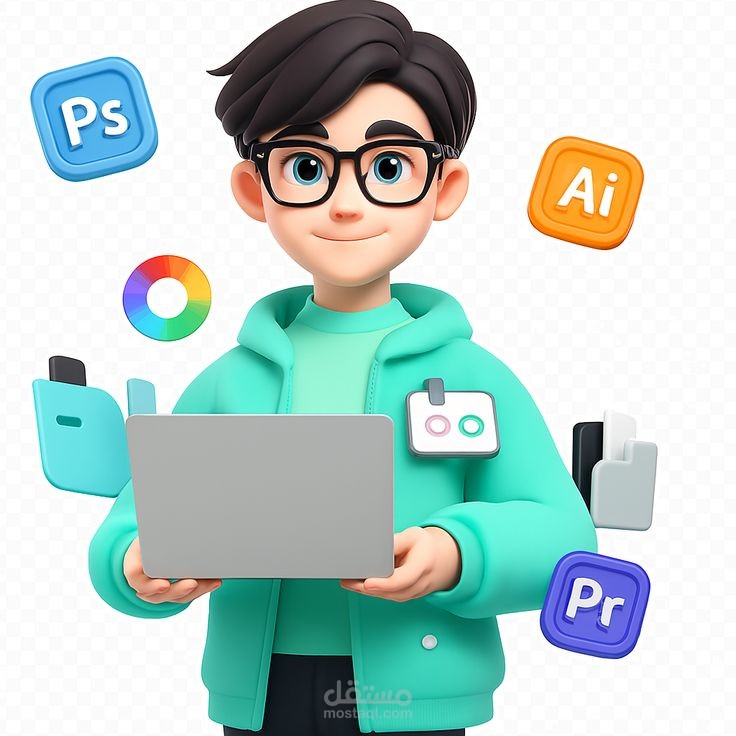 انشاء بطاقة تعريفية احترافية باستخدام برنامج الاليستريتور