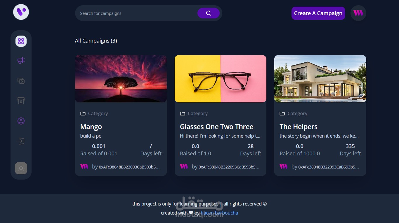 Crowdfunding Platform