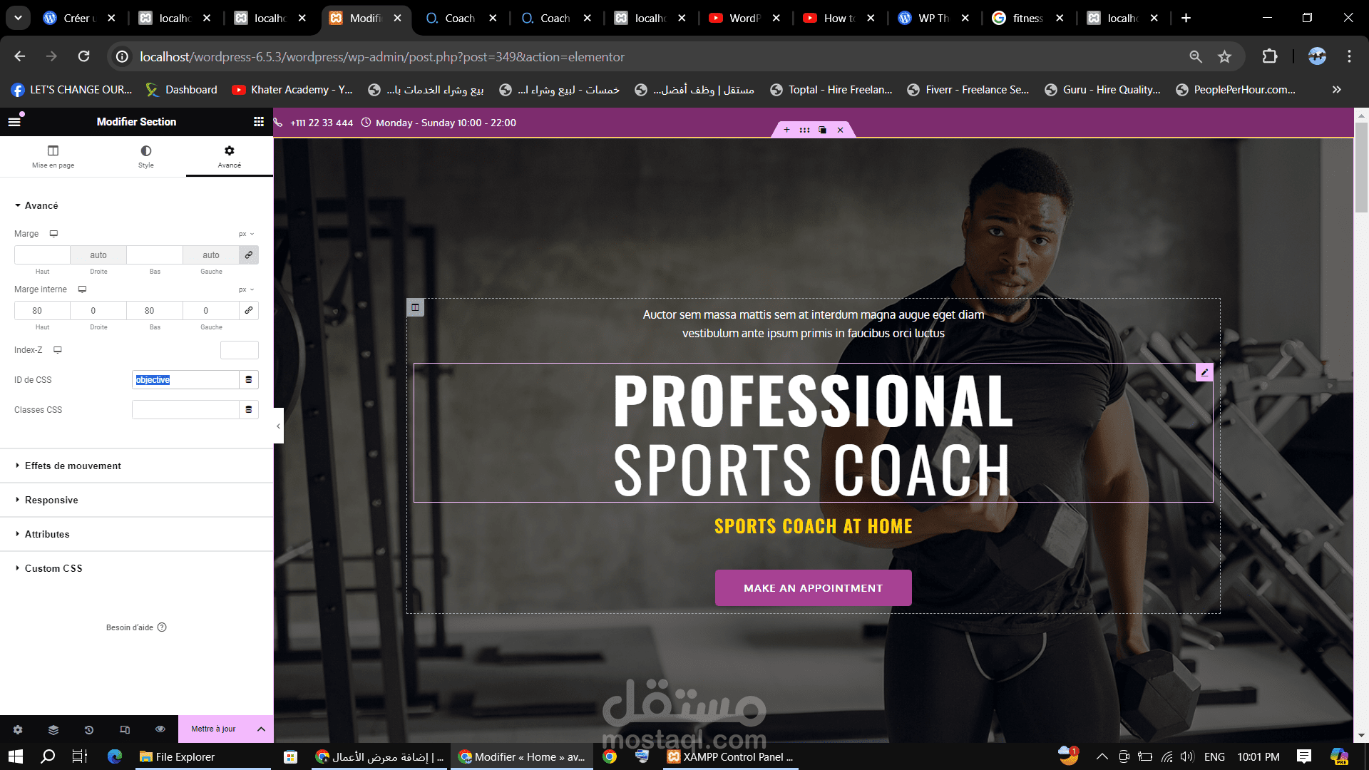 site web from my cration