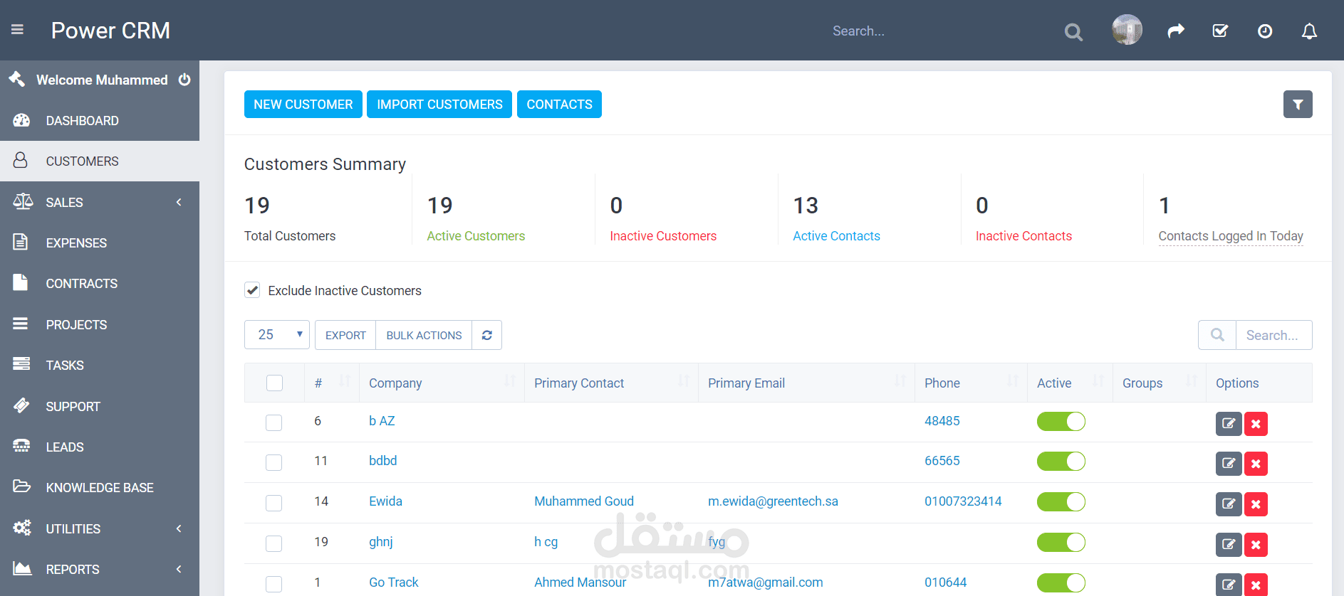 CRM Mobile Applications And Web